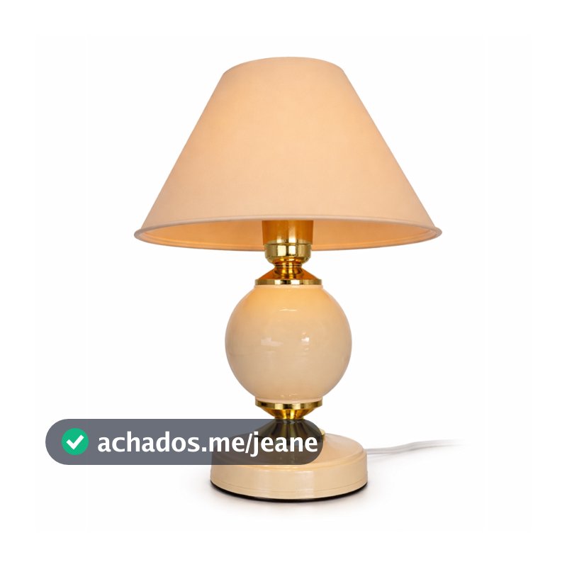 Abajur Luminária: Ilumine e Decore! Quarto, Sala, Mesa, Cabeceira. Bivolt. Moderno e Elegante