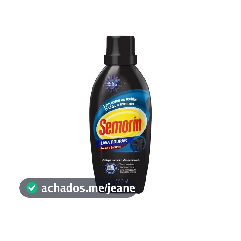 SEMORIN LAVA ROUPAS PRETAS E ESCURAS 500ML