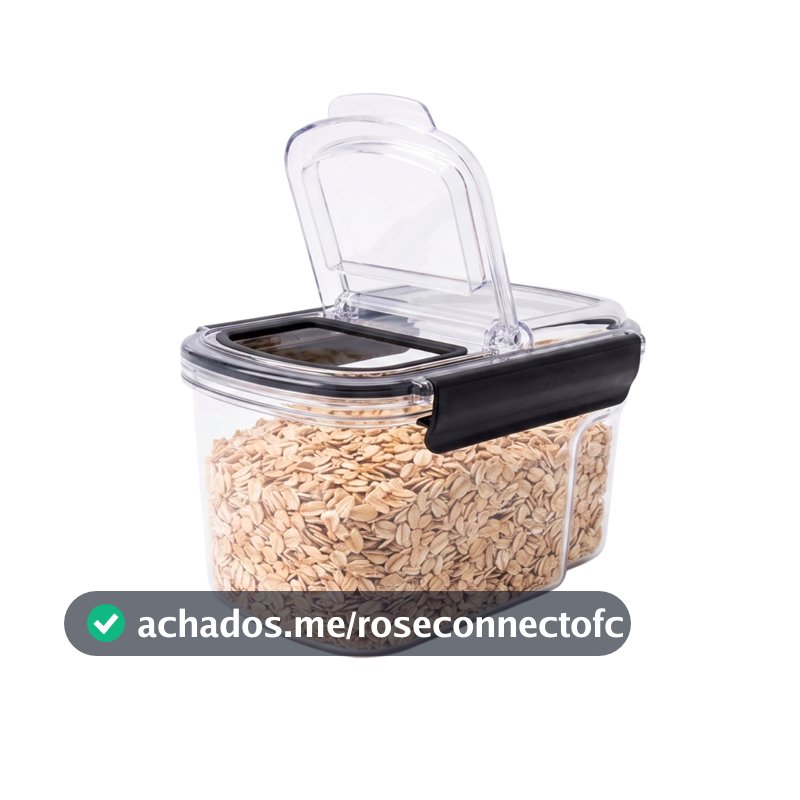 Porta Mantimentos Coza Easy 3 Tamanhos para Escolher - Cor Cristal