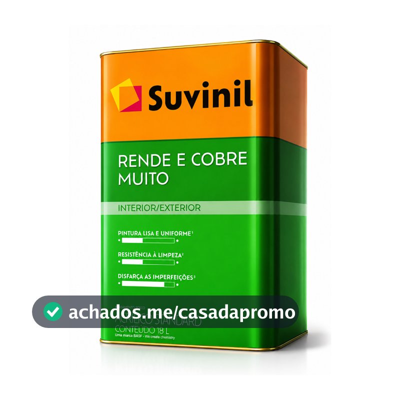 Tinta Rende & Cobre Muito Cores Básicas18L Suvinil