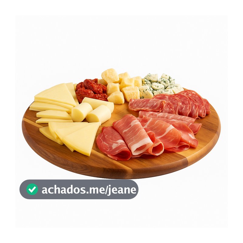 Tábua Bandeja Giratória Madeira Acácia 25cm Redonda Petisqueira Servir Petiscos Frios Mesa Posta Prática Elegante