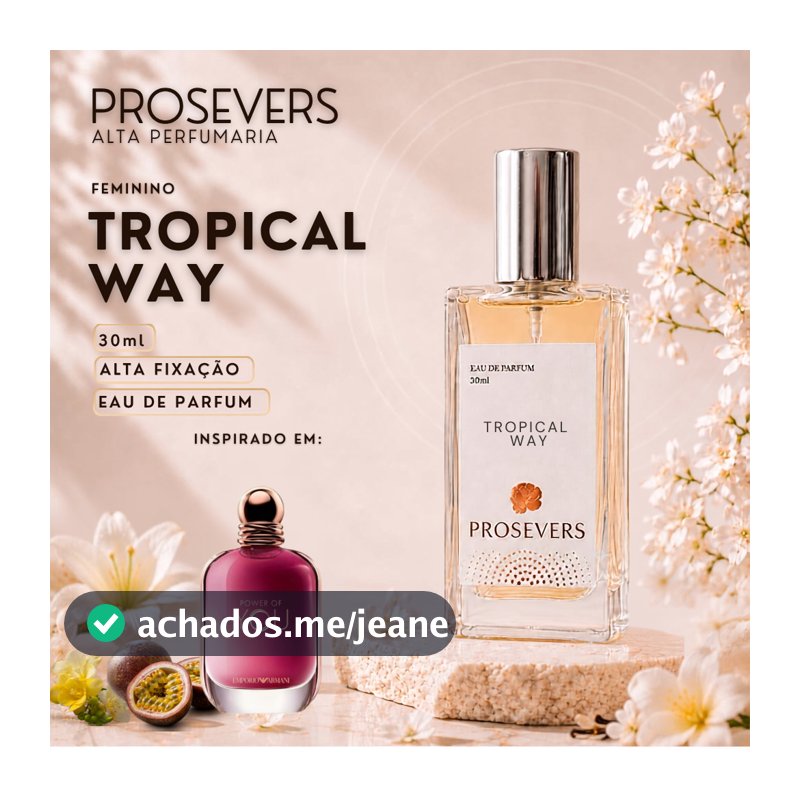 Perfume Prosevers - Tropical Way - Eau de Parfum - Contratipo Inspirado Power You