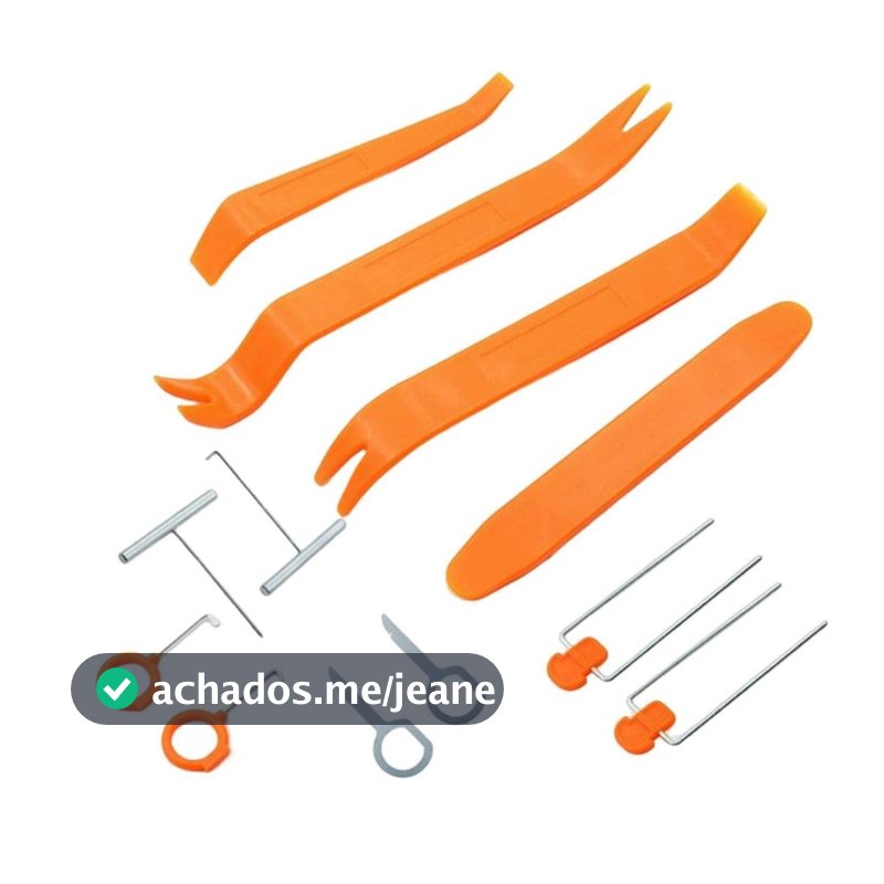 Jogo com 12 Ferramentas de Remoção de Painel de Carro em Plástico Espesso