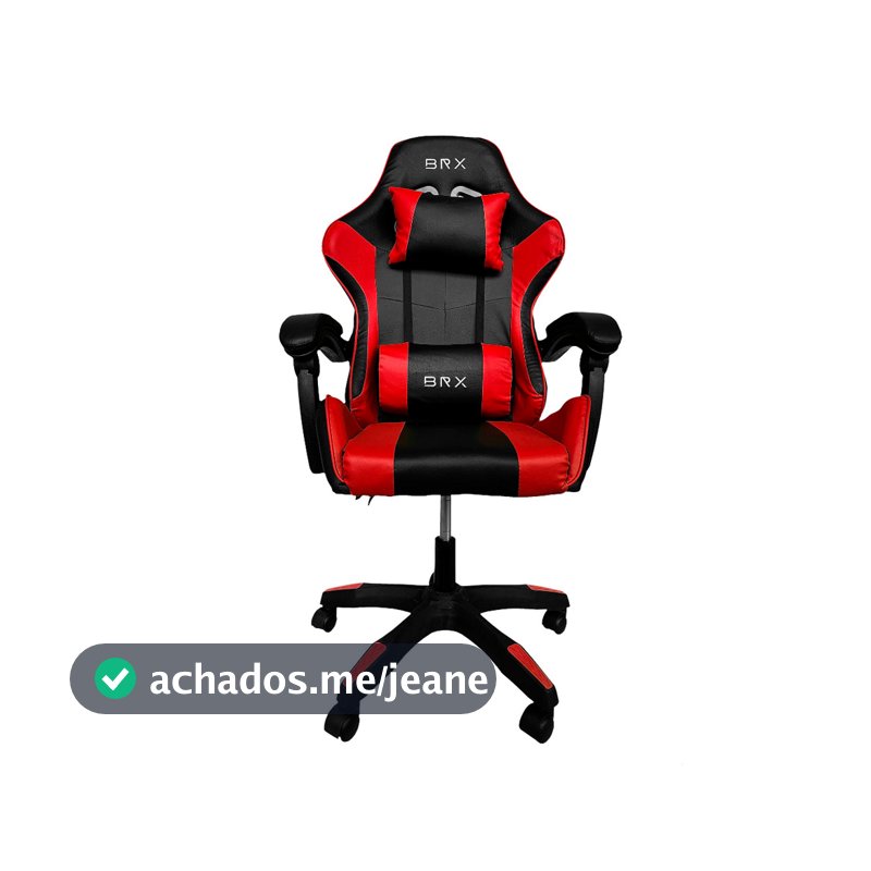 Cadeira Gamer Brx Impact Red Suporta até 120kg
