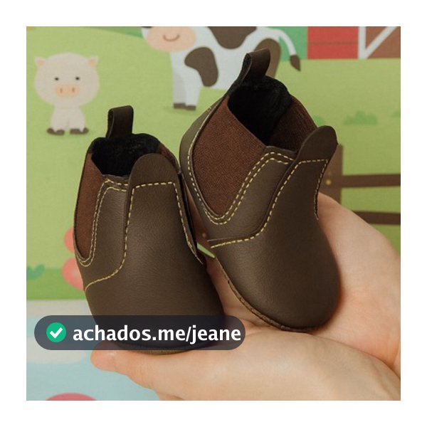 Bota Country Jequinha Para bebê 0 A 12 Meses Confortável Lançamento