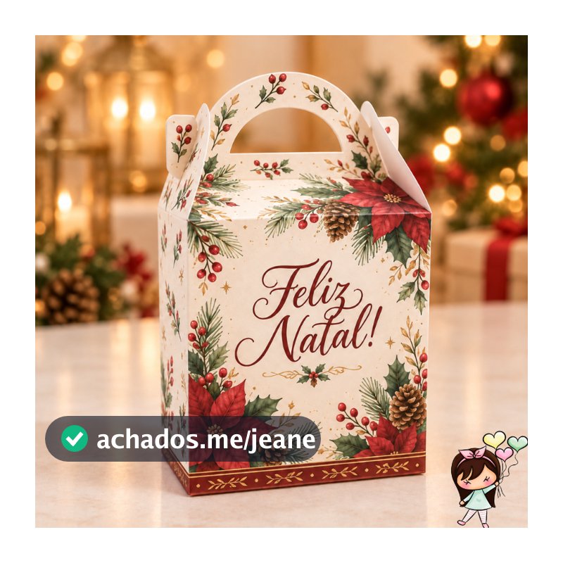 CAIXINHAS DE NATAL | EMBALAGENS PARA PRESENTES, MIMOS E LEMBRANCINHAS