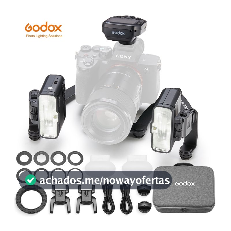Godox MF12-DK1 MF12 Sistema De Flash Dental TTL 2.4 GHz Controle Sem Fio Speedlight