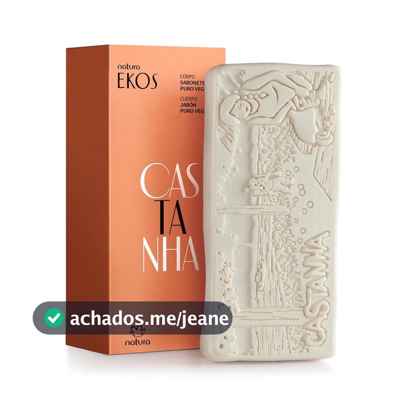 Sabonete em barra cremoso Natura Ekos Castanha 100g