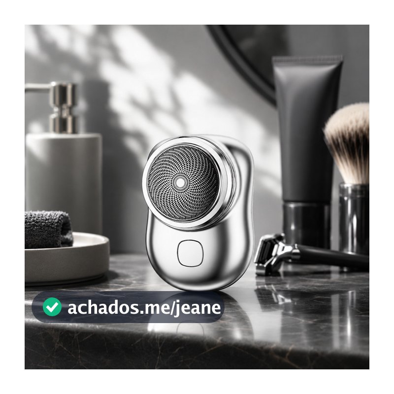 KIT 1 / 2 / 3 /  Mini Barbeador Elétrico Portátil USB Recarregável À Prova D'água Barba Corpo Masculino Compacto Viagem