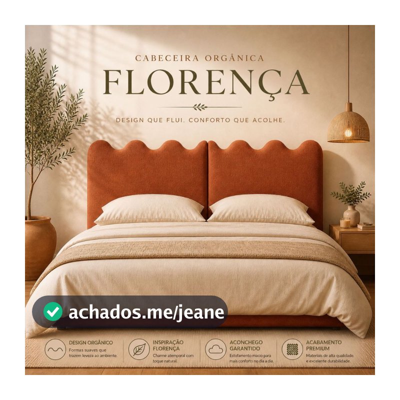 Cabeceira Cama Box Organica Colonial Provençal Retro Tecido Boucle