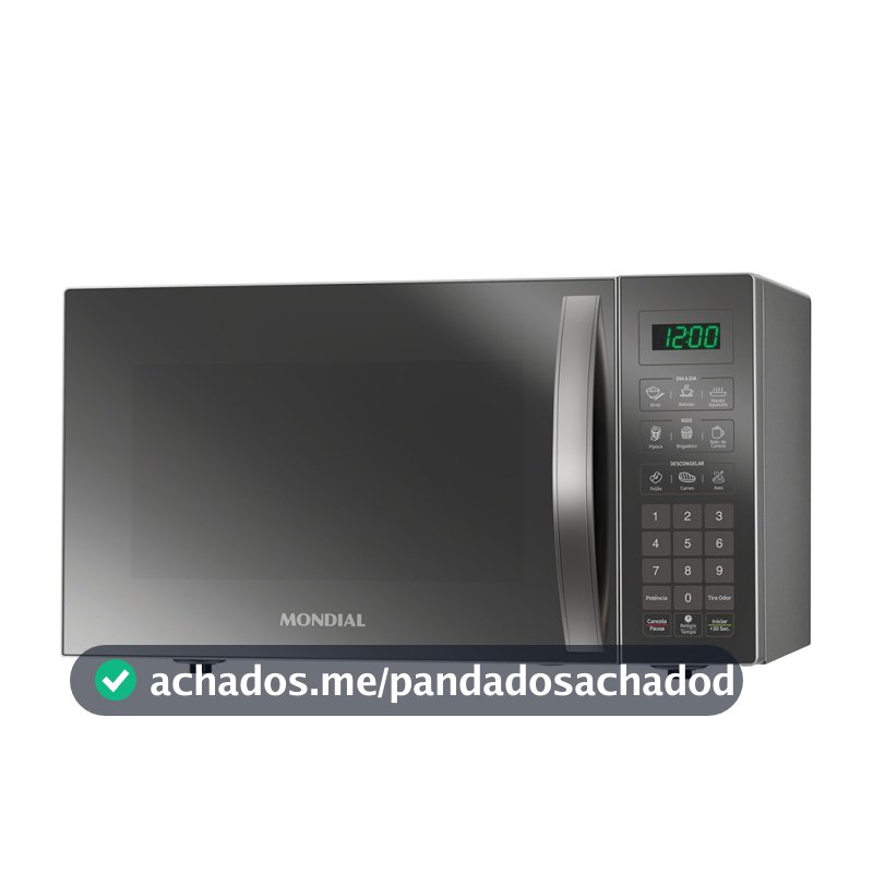 Micro-ondas 34 litros 1400 watts espelhado - MO-02-34-E - Mondial