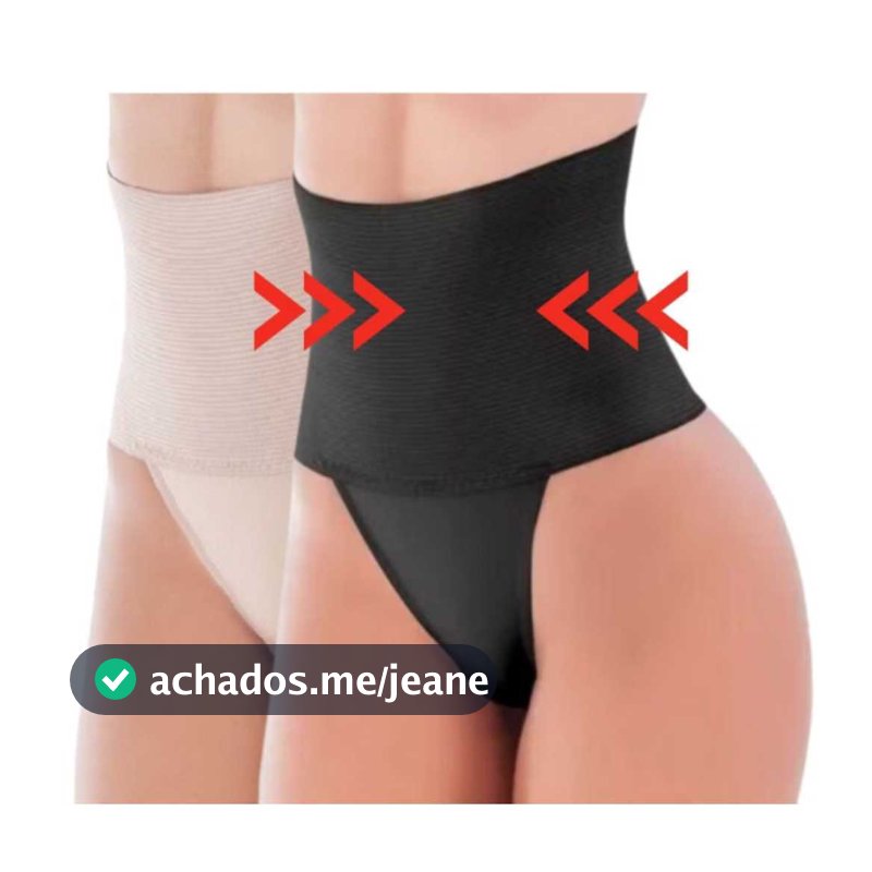 1 a 3 CALCINHA DE COMPRESSÃO CURVAS NATURAIS - MODELADORA FEMININA DE ALTA COMPRESSÃO Cintura Alta-New