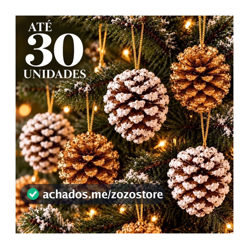 Pinhas Natal Enfeite Natural Decoração Pendente Artesanato Guirlanda Natalina 6 18 30 pinhas