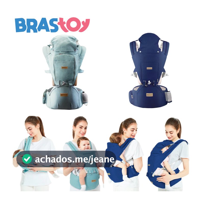 Brastoy Bebês Cangurus Portador Ergonômico Carregador De Bebê 3 Em 1