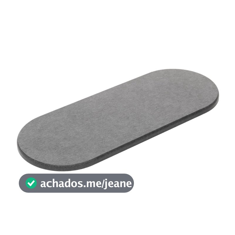 LYOR - Bandeja Oval Absorvente para Pia 28cm Pedra Diatomita