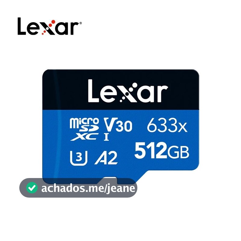 Spot Lexar Cartão Micro SD Original 128GB 32GB 64GB 256GB 512GB Cartão de Memória A1 A2 Class10 TF Flash Drone Esporte