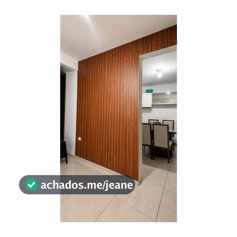 Kit 15 Painel Ripado WPC Freijó 96x15 Revestimento Decorativo  Sala Quarto Interno Ripado