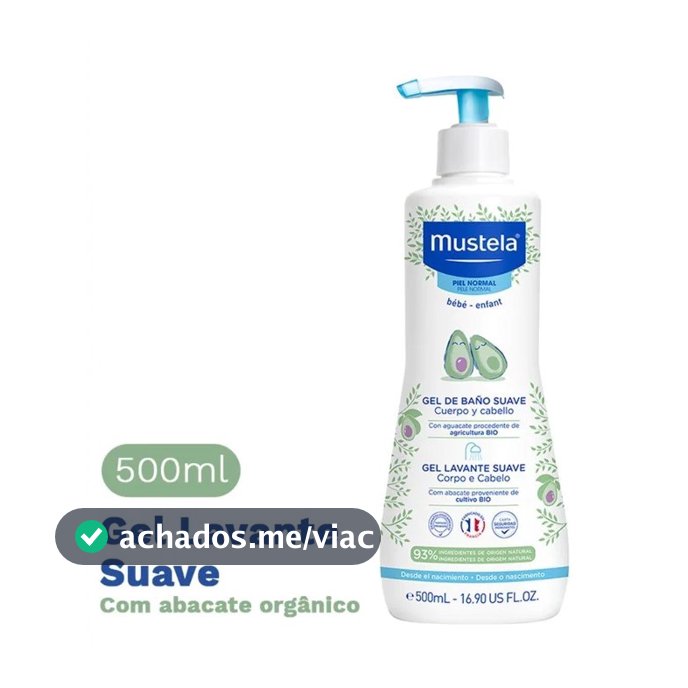 Gel Lavante Para Pele Normal Mustela 500ml