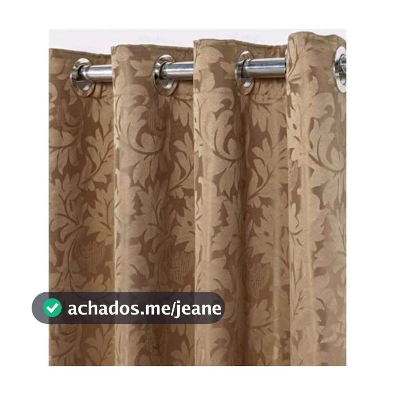 Cortina Jacquard Para Sala e Janela  Alta Qualidade
