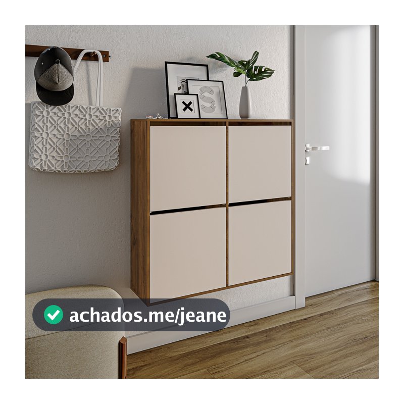 Sapateira 4 portas para casa suspensa organizador para sapatos portas basculantes