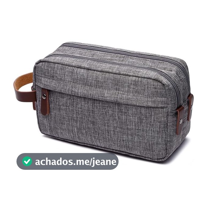 Necessaire Masculina Bolsa Organizadora Viagem Estojo Grande capaciade