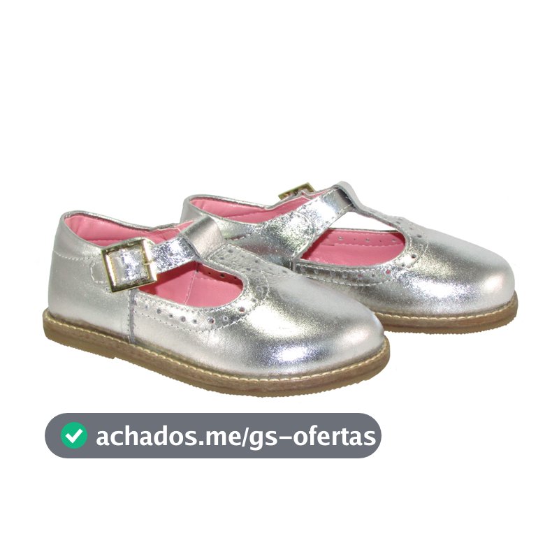 Sapatilha Infantil Menina Salomé Tira Fivela Casual Sapato Boneca Bico Redondo Leve Macia Confort