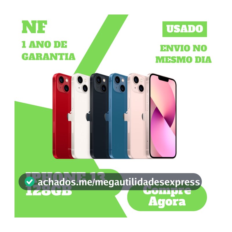 Usado: Apple iPhone 13 13 MINI 128GB 256GB Desbloqueado