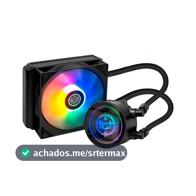 Water Cooler TGT Spartel V3, Rainbow, 120mm, Preto, TGT-SPLV120-BK01