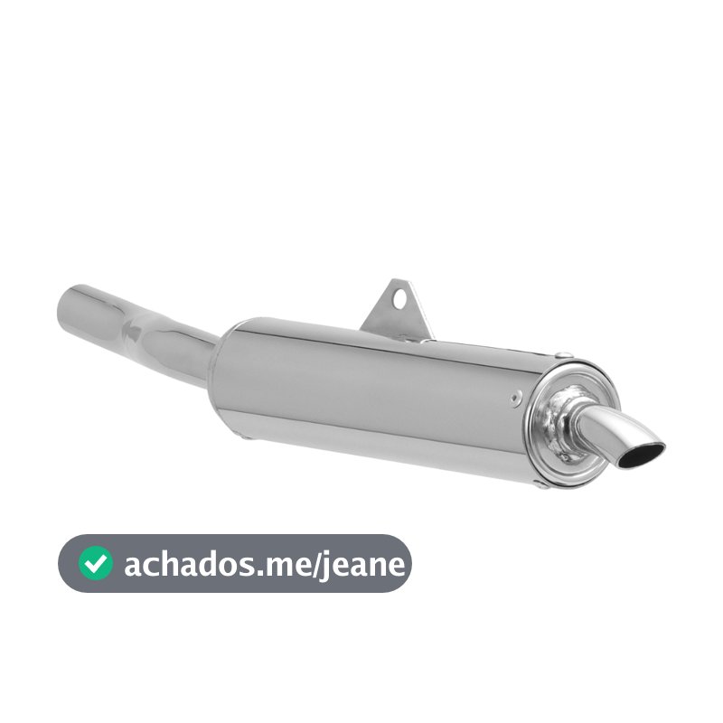 Ponteira Original Dt 200 1992 Até 1997 Cromo Forte Peças e Acessórios Para Moto Em Aço