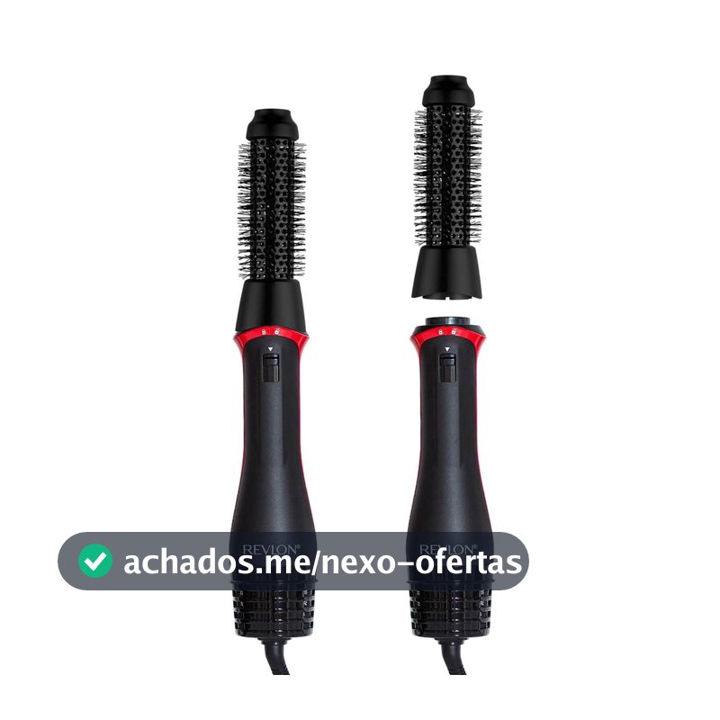 Escova Secadora Alisadora Revlon Root Booster Plus 220v