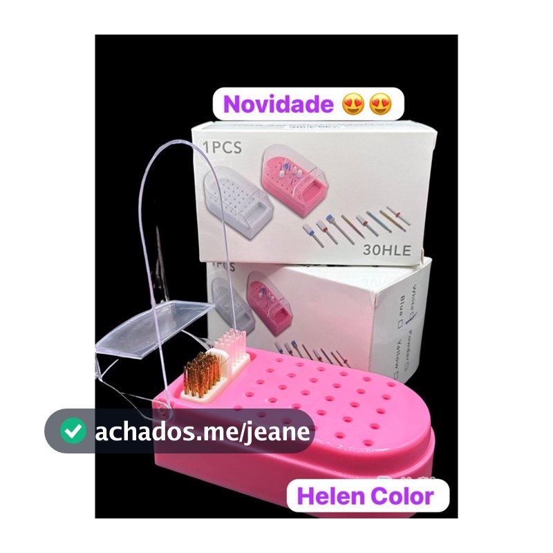 Porta Bits 2 Em 1 De Broca Leve Limpeza Escova Recipiente De Armazenamento