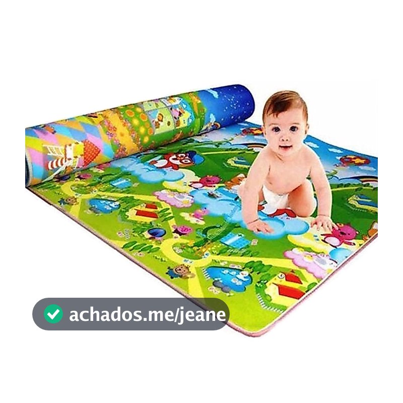Tapete de Atividades Infantil Bebe Com Proteção Térmica 120 x 90 CM