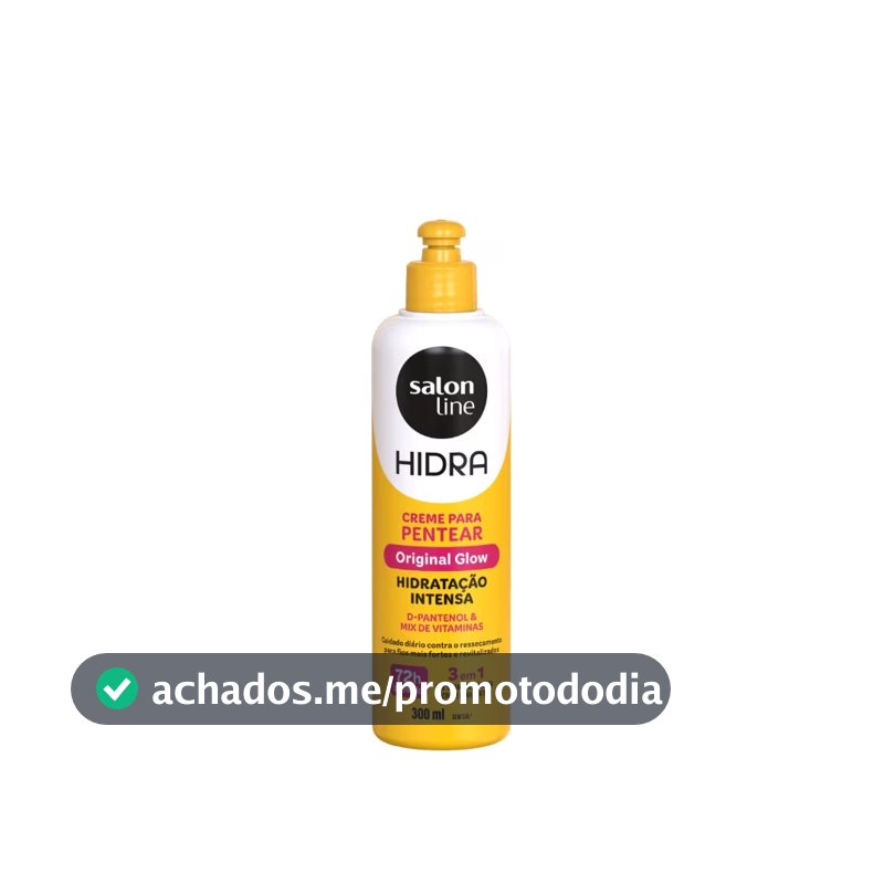 Creme Para Pentear 3 em 1 Hidra D-Pantenol 300ml