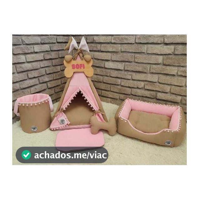 Kit Caminha Pet Personalizada M Cesto Organizador Brinquedos Para Caes E Gatos