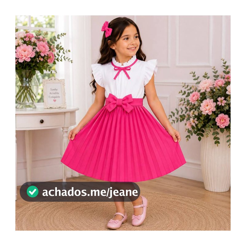 Vestido Menina Plissado Luxo com Laço Infantil Princesa Elegante Festa Casamento Aniversário 1 ao 12 Anos
