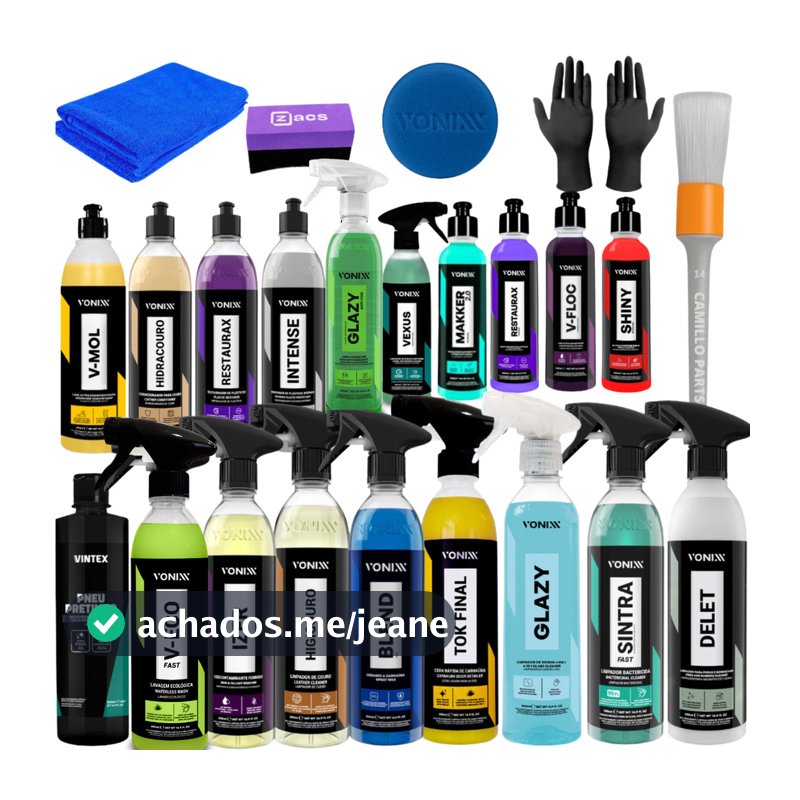 Monte Escolha seus Produtos Da Vonixx Restaurax Intense Lava Auto V Floc V Mol Blend 500ml