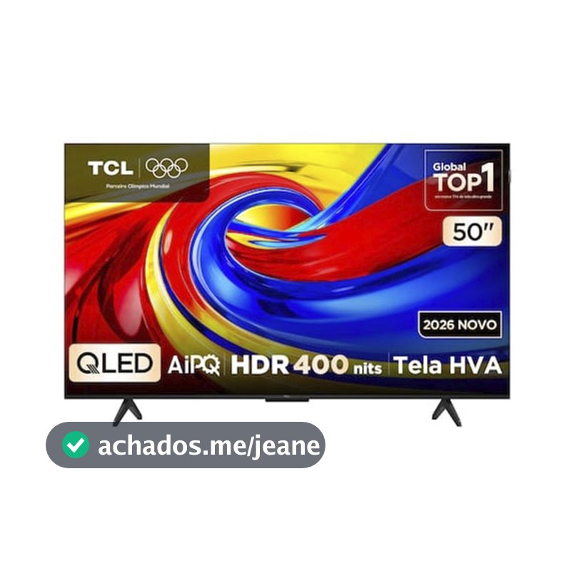 Smart TV 50 4K TCL P7L QLED Google TV 120Hz Dolby Vision