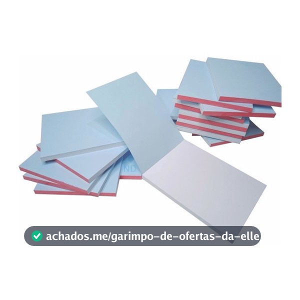20 Blocos Bloquinho De Rascunho Bloco de Notas Anotações Comanda 50x1 7x10 sem pauta