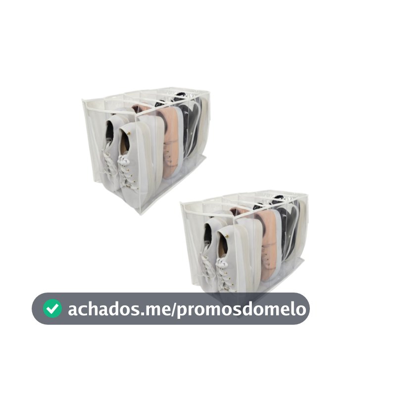 2 Colmeia Organizadora XG (40x25x30 - 5 nichos) - Sapatos, Tênis ,Closet