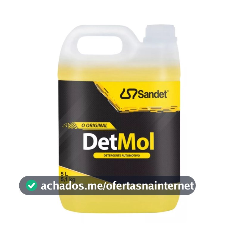 Shampoo Automotivo Lava Auto Limpeza Pesada Detmol Sandet 5l