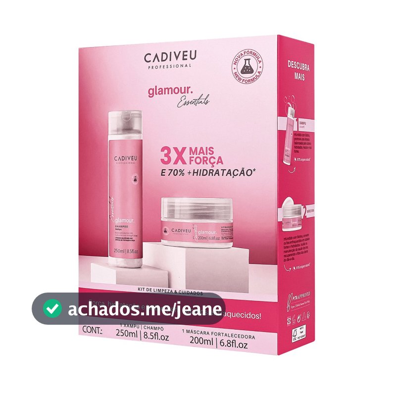 Kit Cadiveu Glamour Glossy Rubi Duo (2 Produtos)