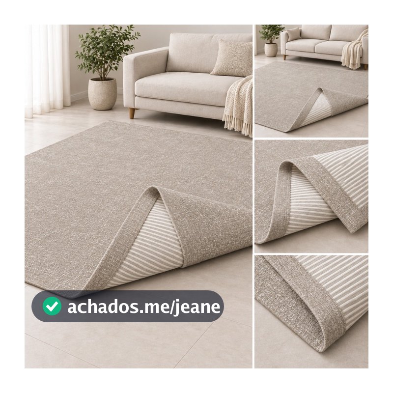 Tapete Grande Para Sala Quarto Sala De Estar 3,00 M X 1,40 M Antiderrapante Não Passa Friagem Grande