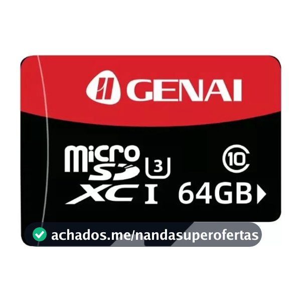 Cartão Memória Micro Sd Genai 32gb 64gb 128gb 100% Original C/ Qualidade