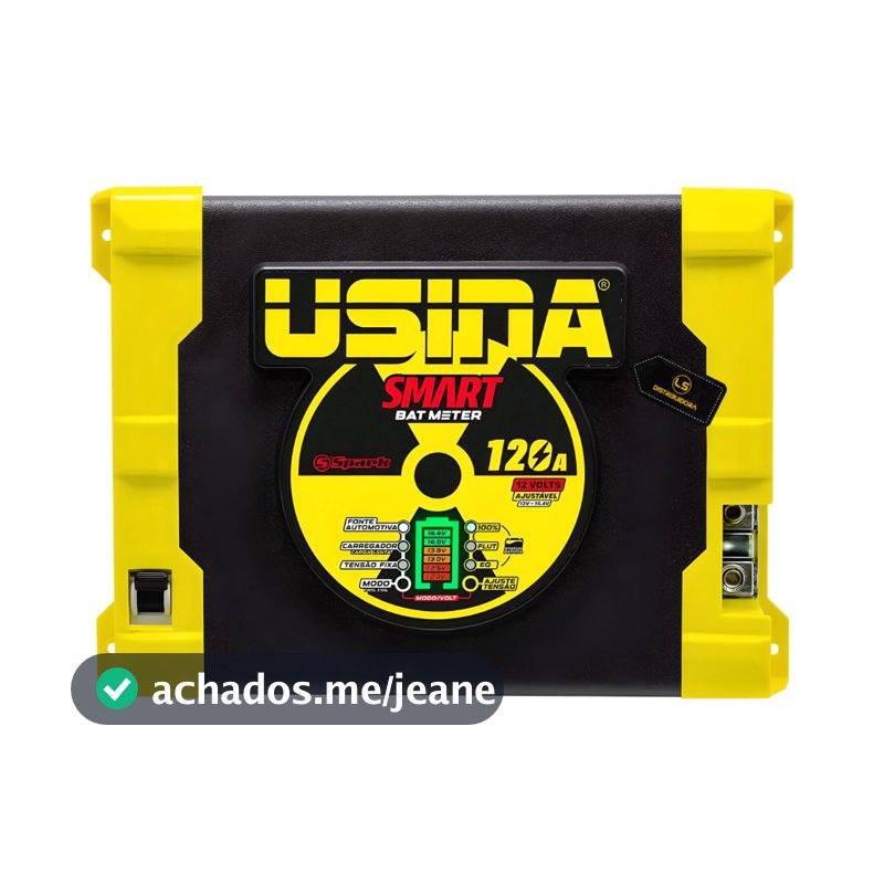 Fonte Automotiva Usina Spark 120a Bivolt BatMetter Novo modelo
