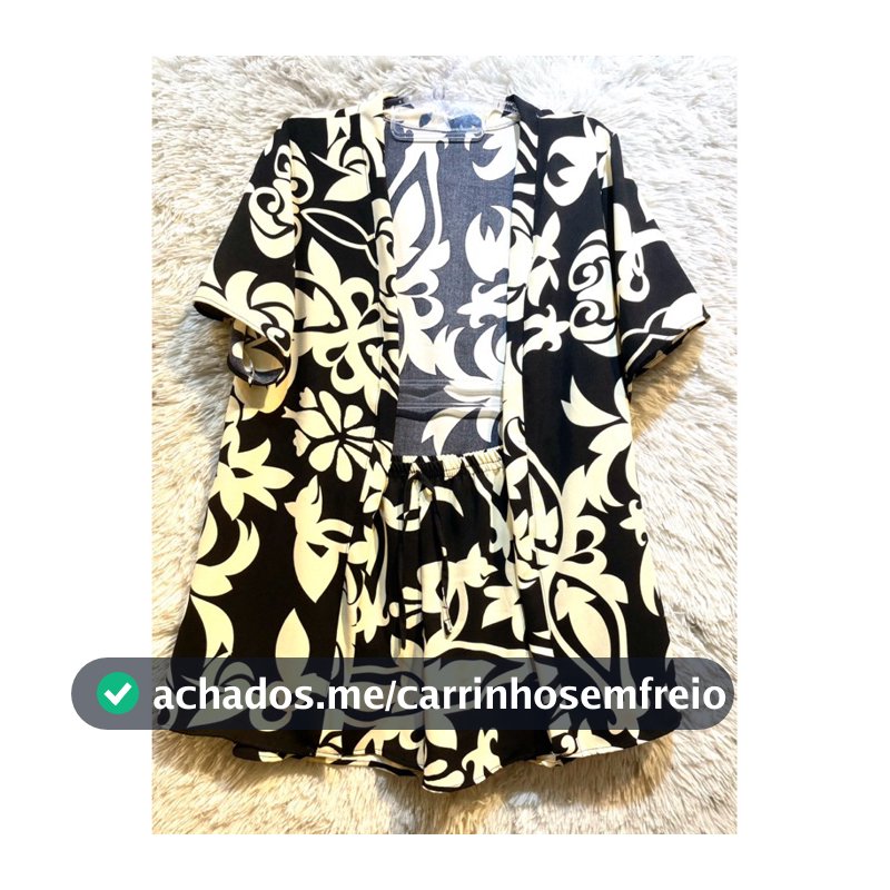 Conjunto Feminino Estampado Tropi c/ Chamise & Short J-1