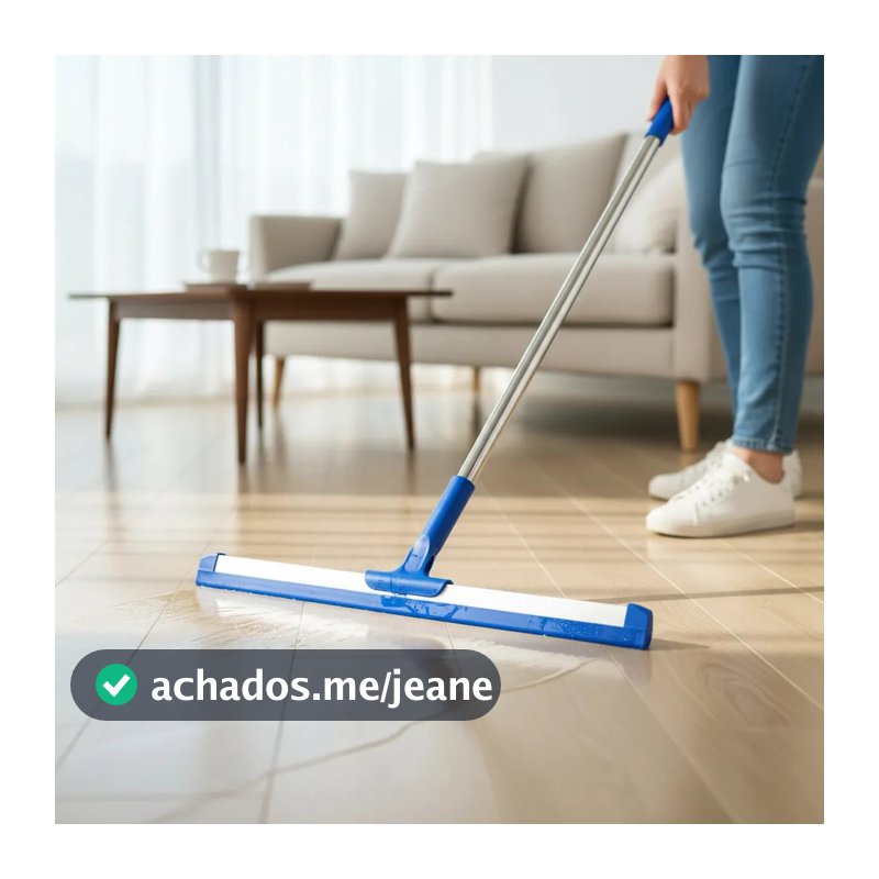Rodo Silicone Flexível Puxa Água Limpa Vidro Box Banheiro Pia Cozinha Cabo Ajustável