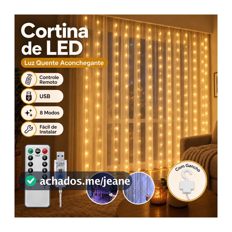 LED Cortina cortina de led para decoração 43/33/32 Metros com 8 funções 200/300 LEDs Para Decoração Natal