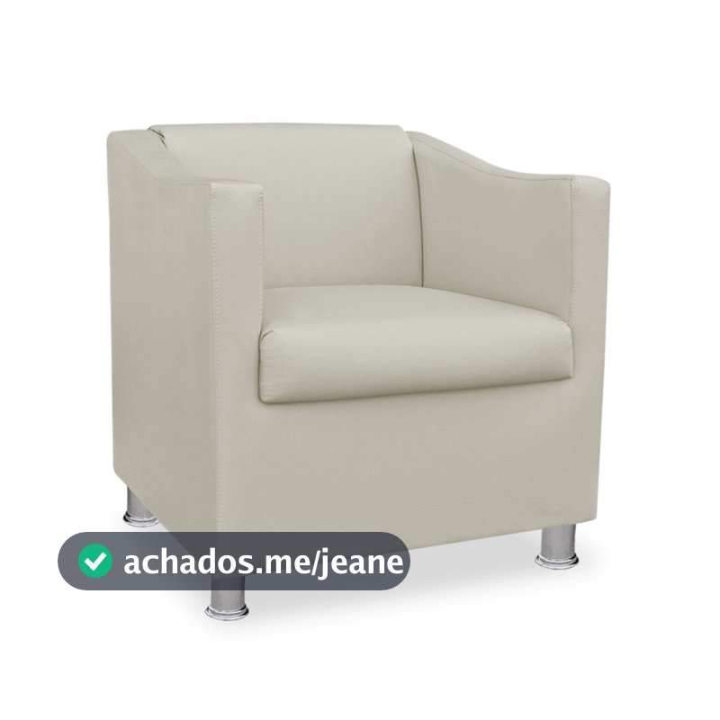 Poltrona CORINO Tillak Decorativa Consultório, Recepção, Sala, Escritório
