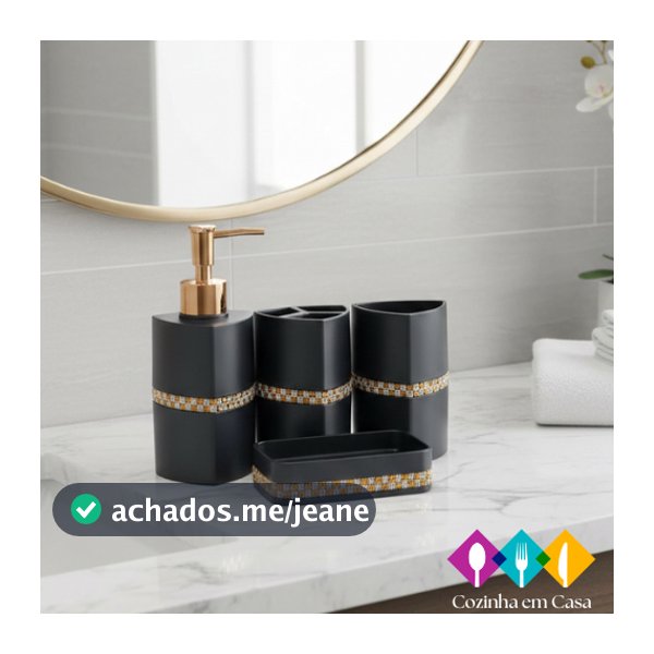 Conjunto lavabo luxo [opcoes 2/4 pecas] kit completo para pia de banheiro.