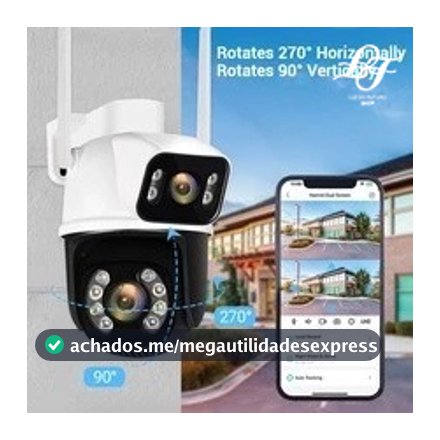 Câmera Externa Ip a Prova D'água 4mp wifi ptz com Infravermelho lente dupla Bivolt 110/220 Alarme Wifi Hd A28 KICOOL
